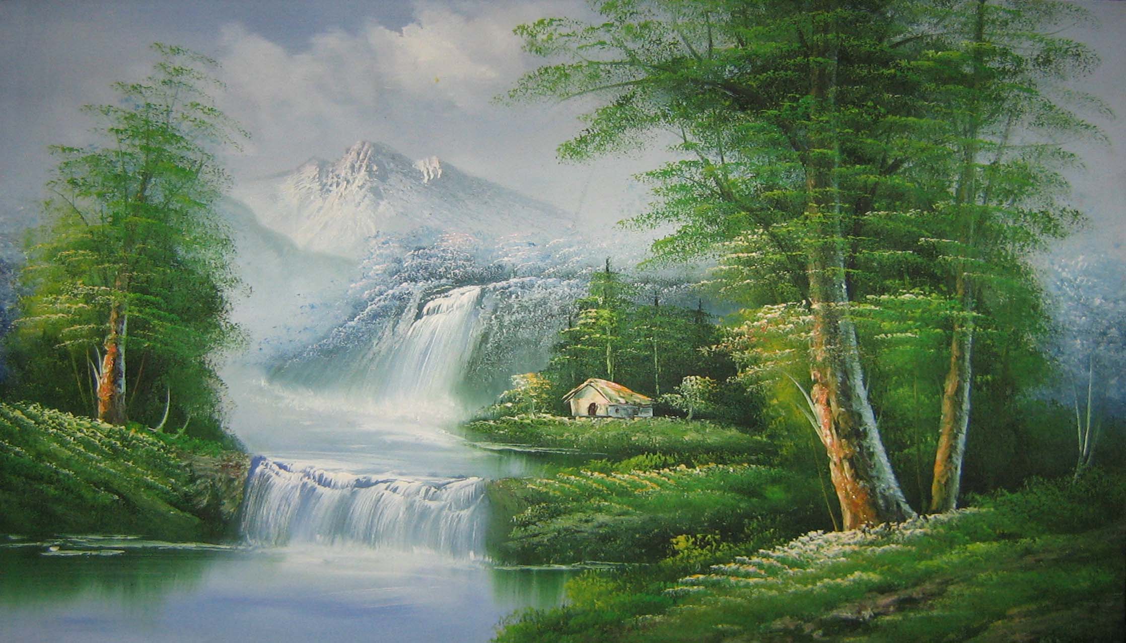 Tranh Núi - Nước - Phong Thuỷ